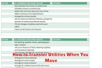 How to Transfer Utilities When You Move