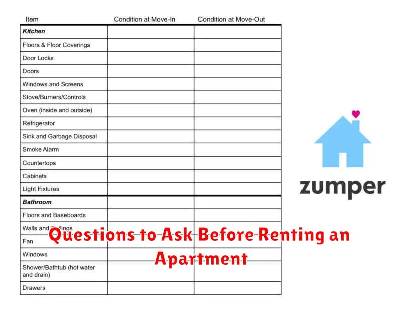 Questions to Ask Before Renting an Apartment